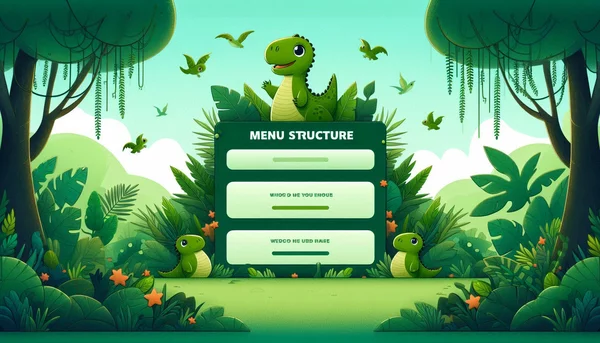 Menu structure